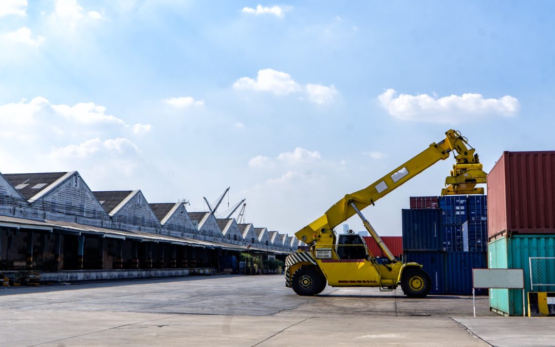 Container forklift