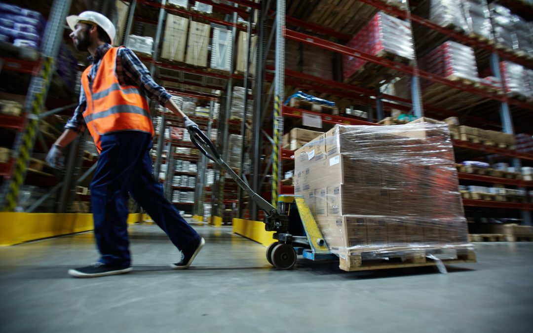 Forklifting in warehouse