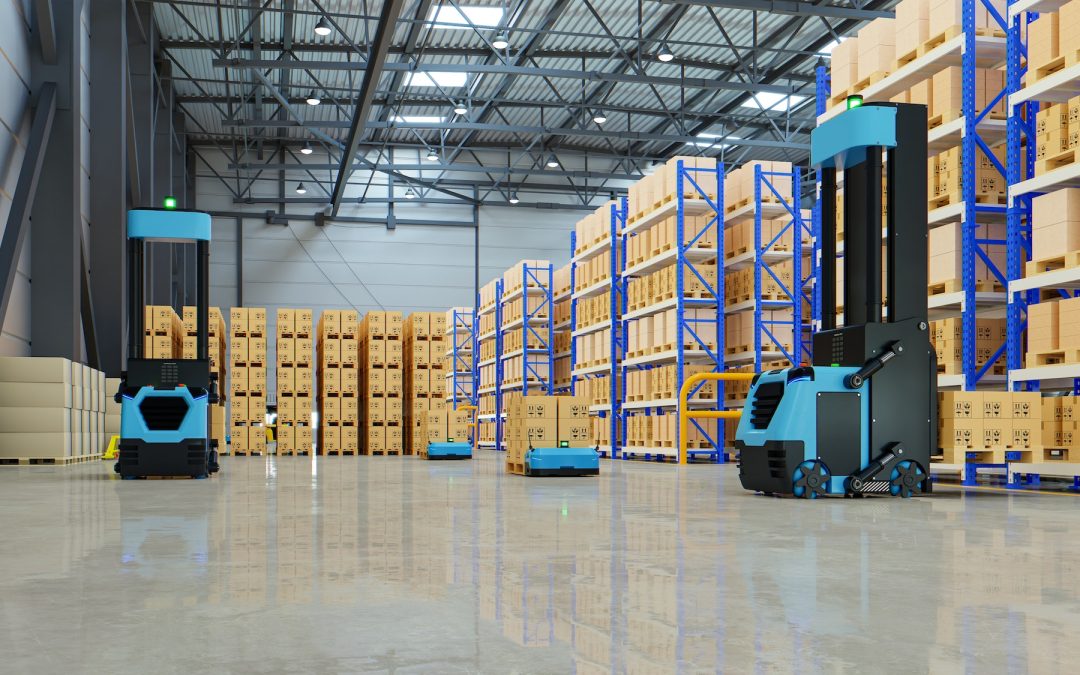 Forklift Truck AGV robots.