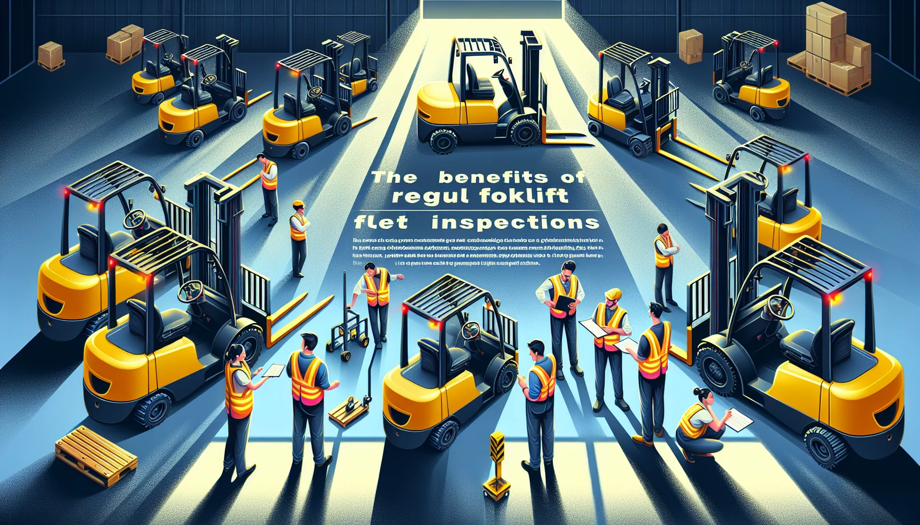 The Benefits of Regular Forklift Fleet Inspections blog post featured image