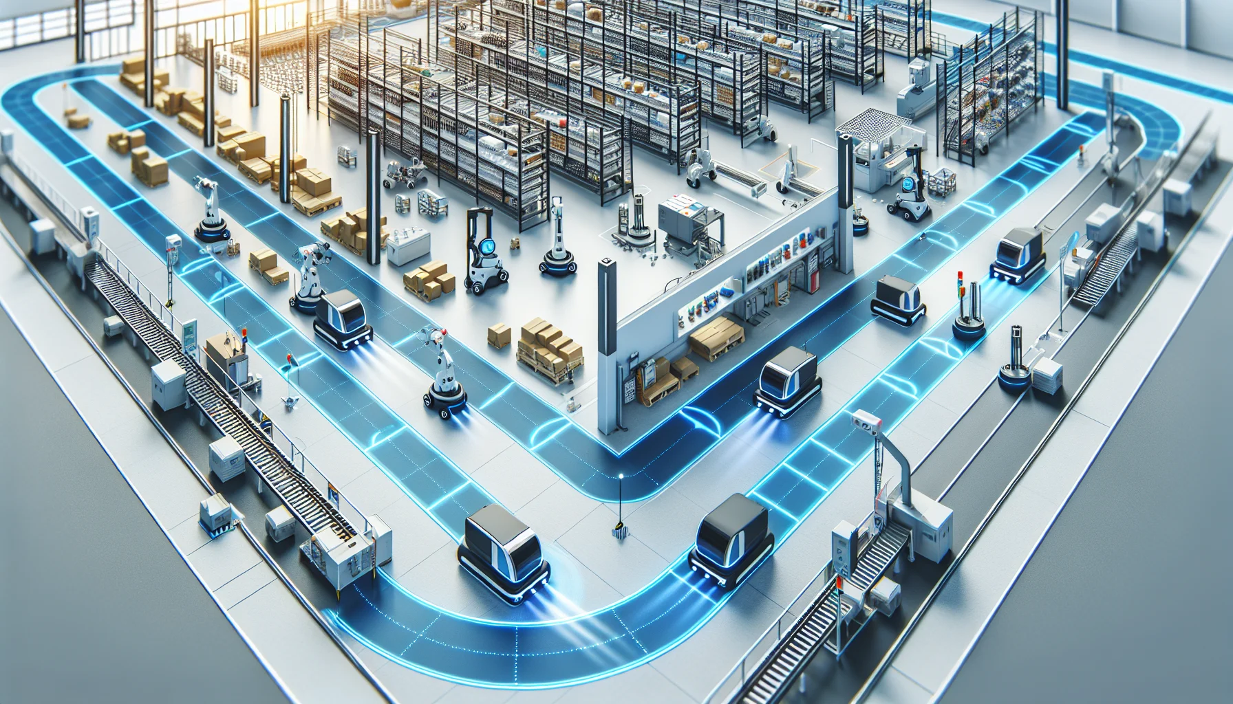 The Benefits of Automated Guided Vehicles (AGVs) in Material Handling blog post featured image