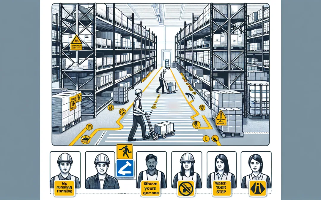 The Benefits of Clearly Marked Walkways in Warehouses