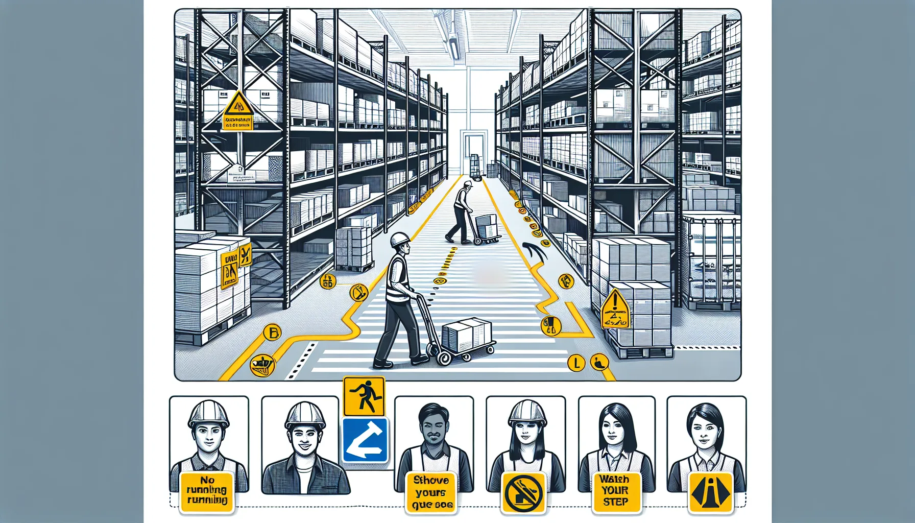 The Benefits of Clearly Marked Walkways in Warehouses blog post featured image