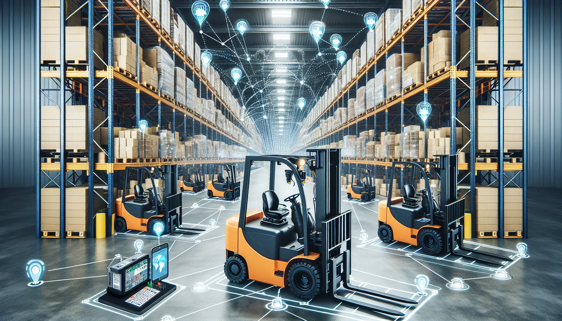 The Role of GPS Tracking in Forklift Fleet Management blog post featured image