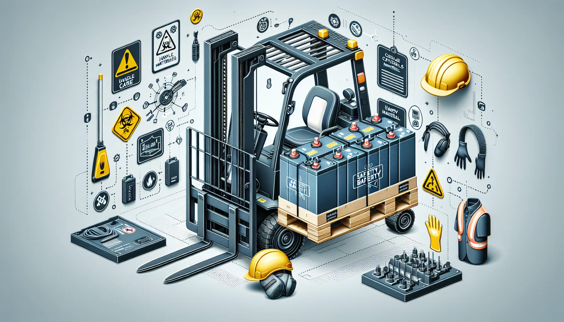 How to Safely Transport Forklift Batteries blog post featured image