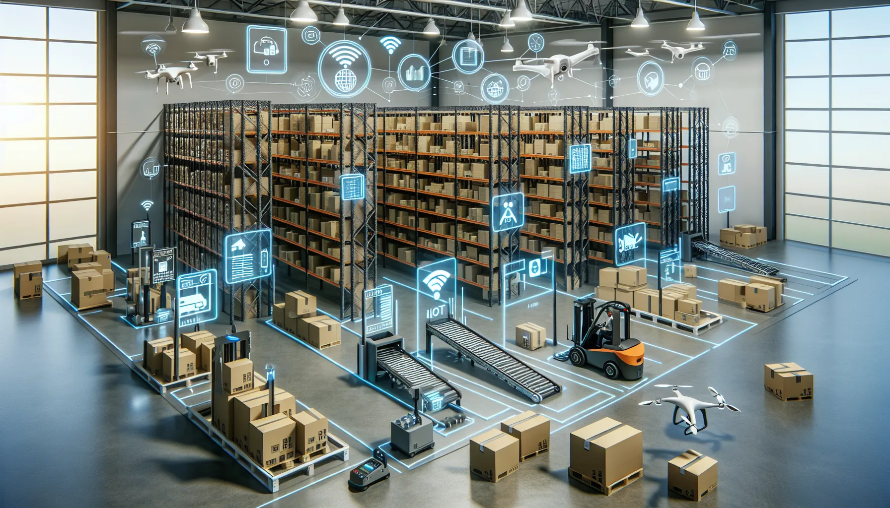 The Role of IoT in Warehouse Cost Efficiency blog post featured image