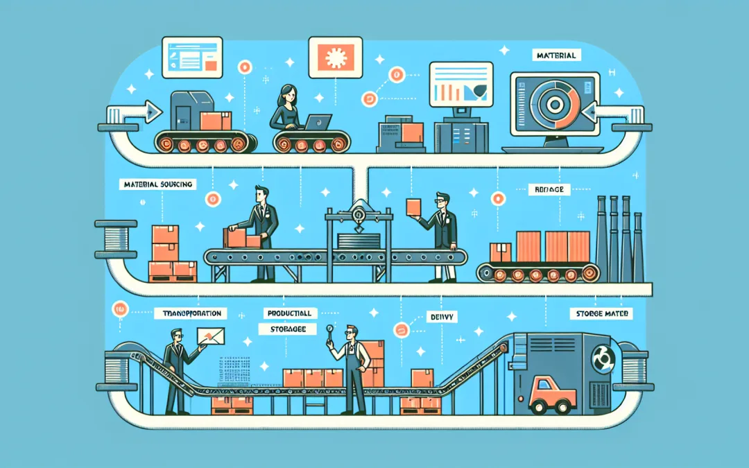 How to Implement an End-to-End Material Flow Solution