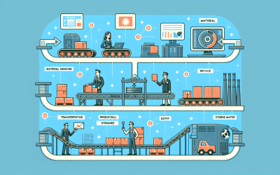 How to Implement an End-to-End Material Flow Solution
