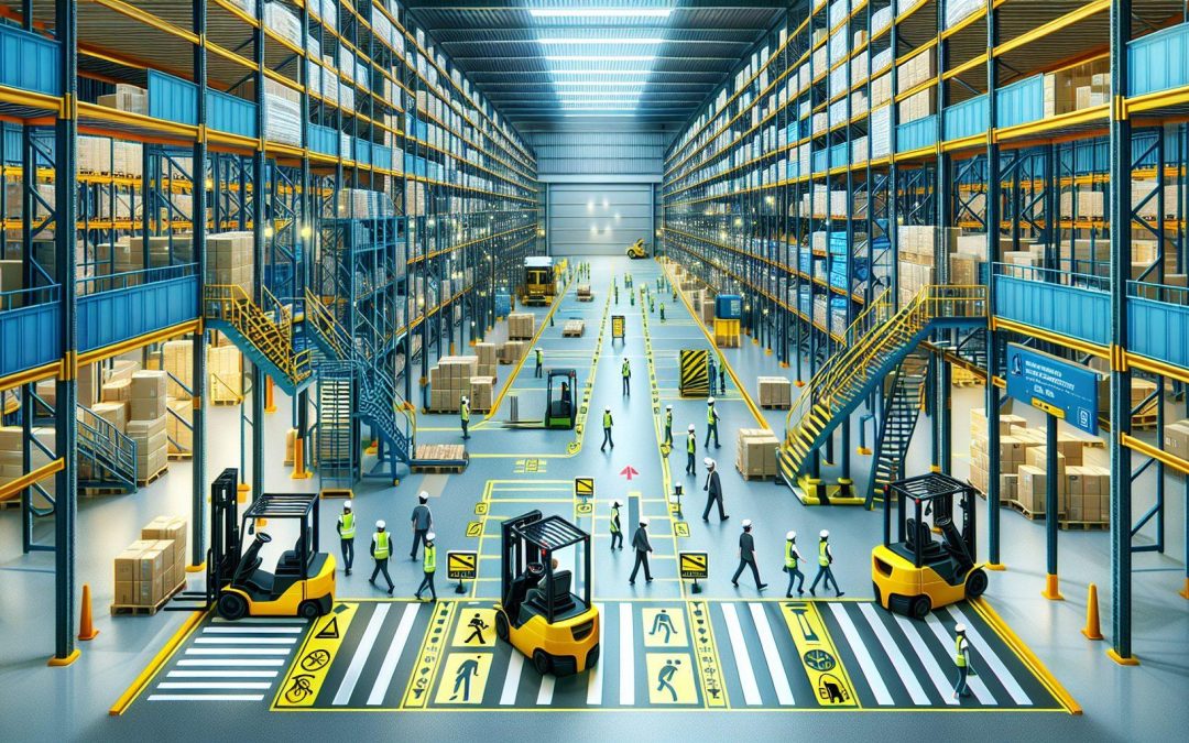 Designing Safe Pedestrian Routes in Your Warehouse