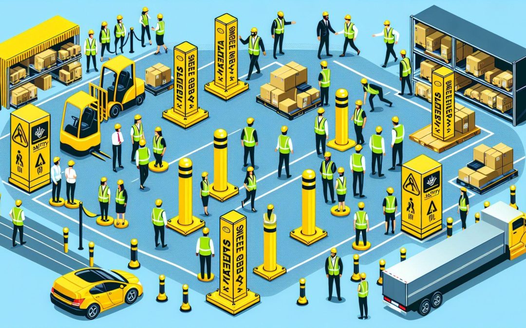 The Benefits of Safety Bollards for Warehouse Pedestrian Areas